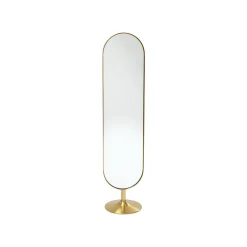 KARE Design Miroir Sur Pied Curve Laiton 170x40cm ^ Miroir
