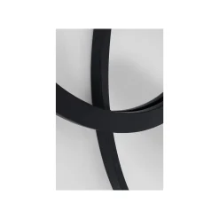KARE Design Miroir Triple Cercle Noir 119x124cm ^ Miroir