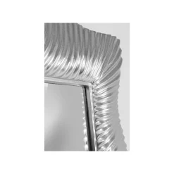 KARE Design Miroir Wavy 124x94cm Argenté ^ Miroir