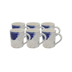 KARE Design Mugs Biscotti Bleus Set De 6 ^ Vaisselle