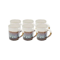 KARE Design Mugs Brezza Marrons Set De 6 ^ Vaisselle