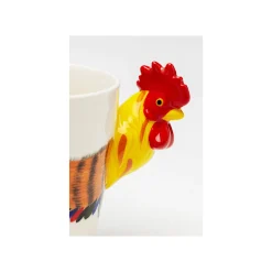 KARE Design Mugs Coq Set De 4 ^ Vaisselle