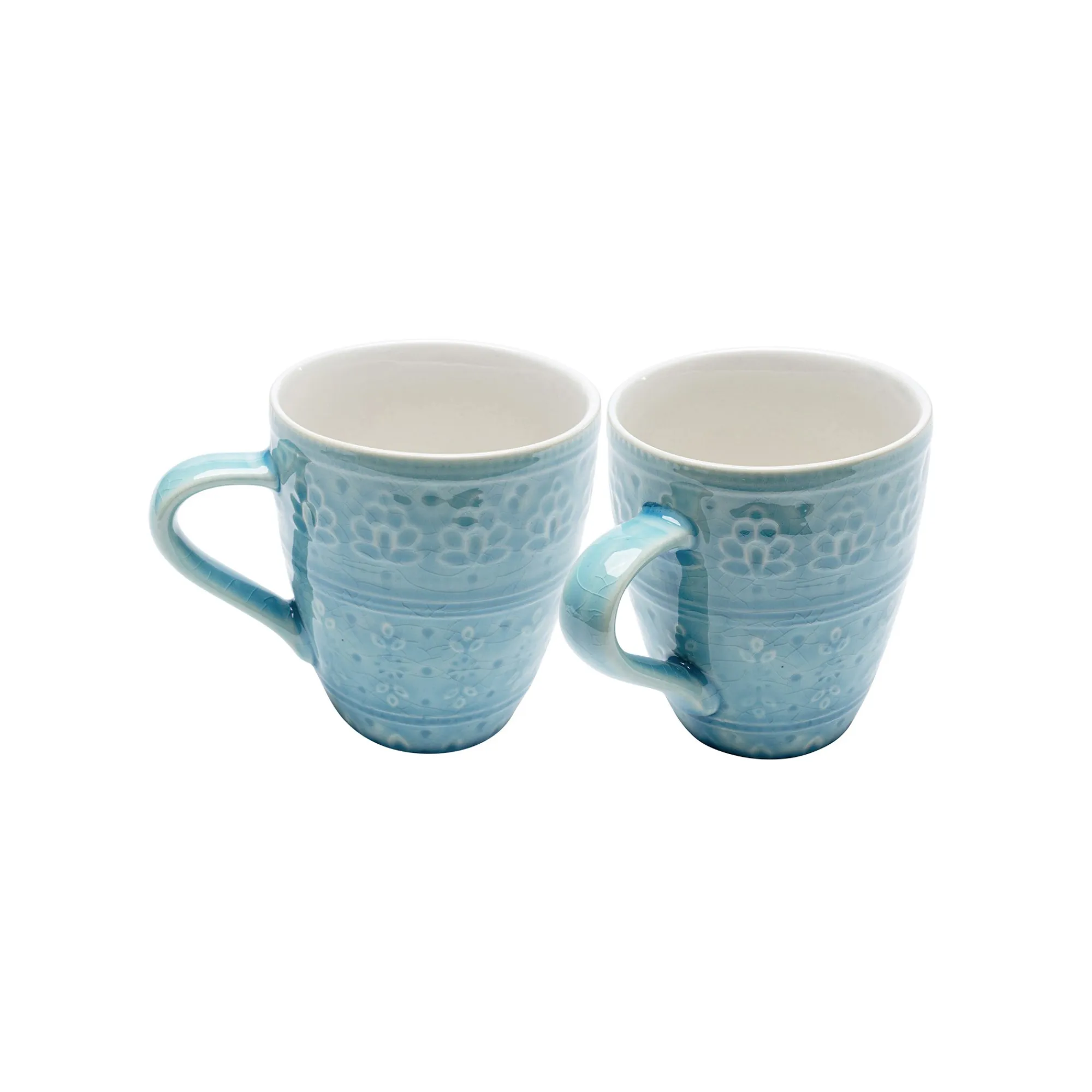 KARE Design Mugs Sicilia Mandala Bleus Set De 2 ^ Vaisselle