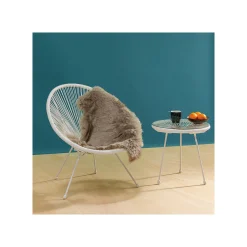 KARE Design Peau De Mouton Heidi Grise 85x65cm ^ Tapis|Coussin & Plaid