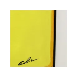 KARE Design Peinture Abstract Shapes Jaune 113x113cm ^ Tableau
