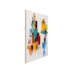 KARE Design Peinture Be Happy 120x150cm ^ Tableau