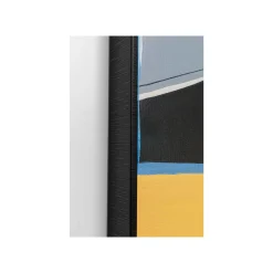 KARE Design Peinture Frame Abstract Shapes Orange 73x143cm ^ Tableau