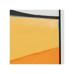 KARE Design Peinture Frame Abstract Shapes Orange 73x143cm ^ Tableau