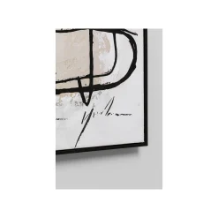 KARE Design Peinture Frame Dust Grise 100x100cm ^ Tableau
