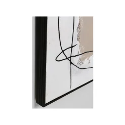 KARE Design Peinture Frame Dust Grise 100x100cm ^ Tableau
