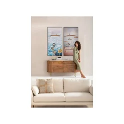 KARE Design Peinture Gondolier Nuages 60x120cm ^ Tableau