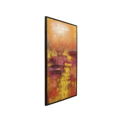 KARE Design Peinture Jardin 125x215cm Rouge ^ Tableau