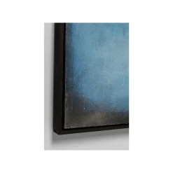 KARE Design Peinture Vista 90x120cm Bleue ^ Tableau