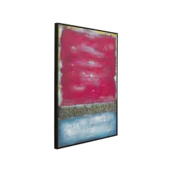 KARE Design Peinture Vista 90x120cm Rouge ^ Tableau
