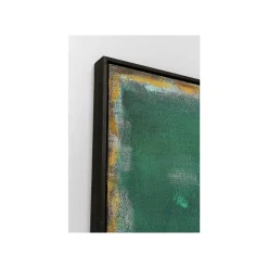 KARE Design Peinture Vista 90x120cm Verte ^ Tableau