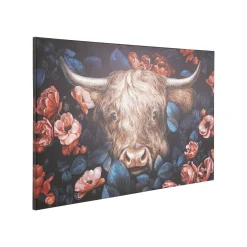 KARE Design Peinture Yack Fleurs 140x90cm ^ Tableau