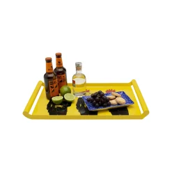 KARE Design Plateau Ego Jaune Coq Costume ^ Vaisselle