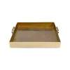 KARE Design Plateau Serpent Doré 42x41cm ^ Vaisselle