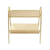 KARE Design Porte-magazines Doré 53cm ^ Table D'Appoint & De Chevet
