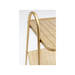 KARE Design Porte-magazines Doré 53cm ^ Table D'Appoint & De Chevet