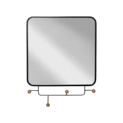 KARE Design Portemanteau Miroir Gina 65x50cm ^ Portemanteau|Miroir