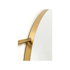 KARE Design Portemanteau Miroir Tristan 65cm Doré ^ Portemanteau|Miroir