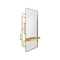 KARE Design Portemanteau Miroir Tristan 150x76cm Doré ^ Portemanteau|Miroir