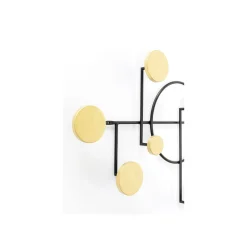 KARE Design Portemanteau Mural Art Circles 79cm Doré ^ Portemanteau