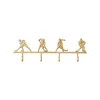 KARE Design Portemanteau Mural Hockey Doré 48cm ^ Portemanteau