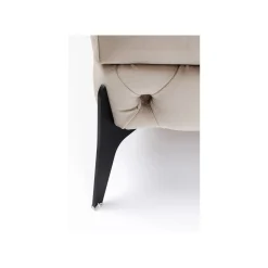 KARE Design Pouf Bellissima Velours Beige ^ Tabouret & Pouf