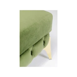 KARE Design Pouf Bellissima Velours Vert ^ Tabouret & Pouf
