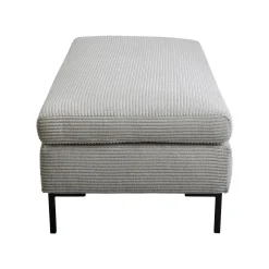 KARE Design Pouf Gianna Cord Gris ^ Tabouret & Pouf