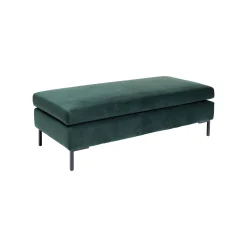 KARE Design Pouf Gianna Velours Vert ^ Tabouret & Pouf