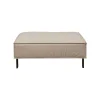 KARE Design Pouf Victor Cuir Gris ^ Tabouret & Pouf