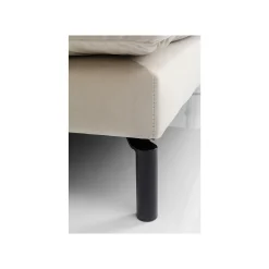 KARE Design Repose-pieds Discovery Velours Crème ^ Tabouret & Pouf