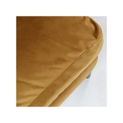 KARE Design Repose-pieds Discovery Velours Ocre ^ Tabouret & Pouf
