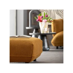 KARE Design Repose-pieds Gigi Marron ^ Tabouret & Pouf
