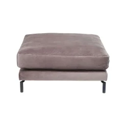 KARE Design Repose-pieds Lullaby Velours Taupe ^ Tabouret & Pouf