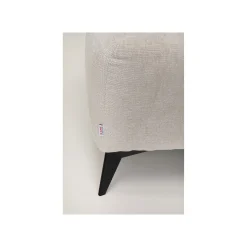 KARE Design Repose-pieds Nia Velours Crème ^ Tabouret & Pouf