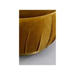 KARE Design Repose-pieds Nube Velours Jaune ^ Tabouret & Pouf