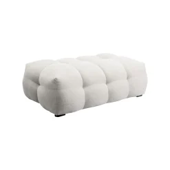 KARE Design Repose-pieds Salamanca Crème ^ Tabouret & Pouf