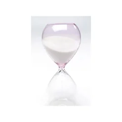 KARE Design Sablier Timer Transparent Et Blanc 17cm ^ Déco