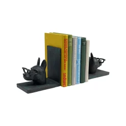 KARE Design Serre-livres Chiens Lunettes Set De 2 ^ Serrelivres