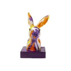 KARE Design Serre-livres Lapins Coulées De Peinture Set De 2 ^ Serrelivres