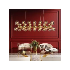 KARE Design Suspension Atomic Balls 28 Dorée ^ Lustre & Suspension