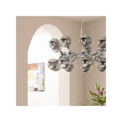 KARE Design Suspension Atomic Balls 18 Argentée ^ Lustre & Suspension
