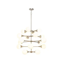 KARE Design Suspension Bulb Fiction 20 Globes Argentée ^ Lustre & Suspension