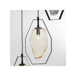 KARE Design Suspension Diamond Fever Noire 42cm ^ Lustre & Suspension