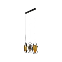 KARE Design Suspension Diamond Fever Noire 67cm ^ Lustre & Suspension