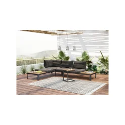 KARE Design Suspension Dining Concrete 3 Grise ^ Lustre & Suspension